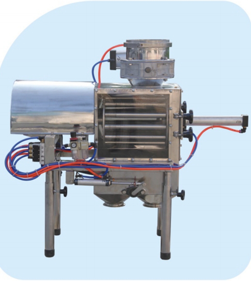 永磁转动式干粉自动除铁器(图1) 永磁转动式干粉自动除铁器(图1)